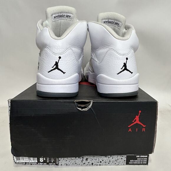 Nike Air Jordan 5 Retro OG “White Metallic” - Picture 5 of 9